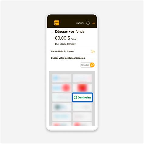 virement interac desjardins|virement interac par courriel.